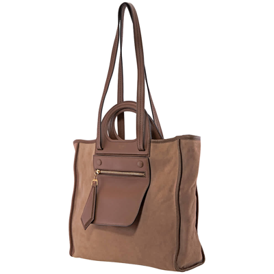 Max Mara Ladies Jito Shopper Bag In Tobacco