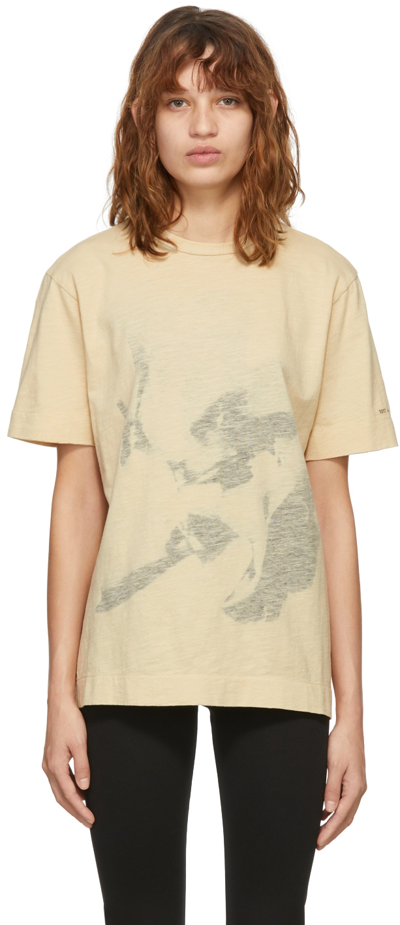 Alyx Tan Graphic T-shirt In Beg0011 Natural Ligh