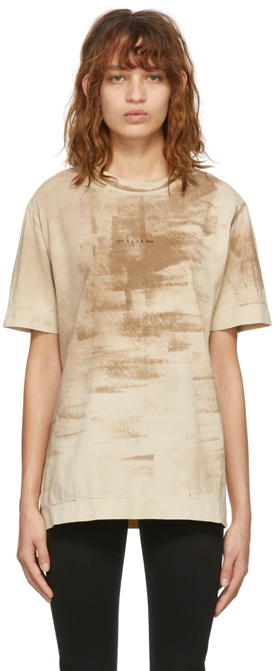 Alyx Tan Graphic T-shirt In Natural