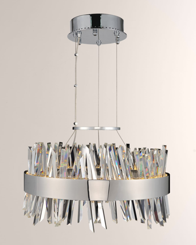 Allegri Crystal By Kalco Lighting Glacier 20" Led Round Pendant