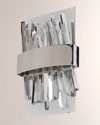 ALLEGRI CRYSTAL BY KALCO LIGHTING GLACIER 10" LED WALL SCONCE