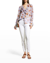 Paige Bombshell Blanchette Skinny Ankle Jeans In Blanchette