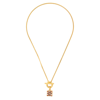 LOEWE ANAGRAM 24KT GOLD-PLATED NECKLACE