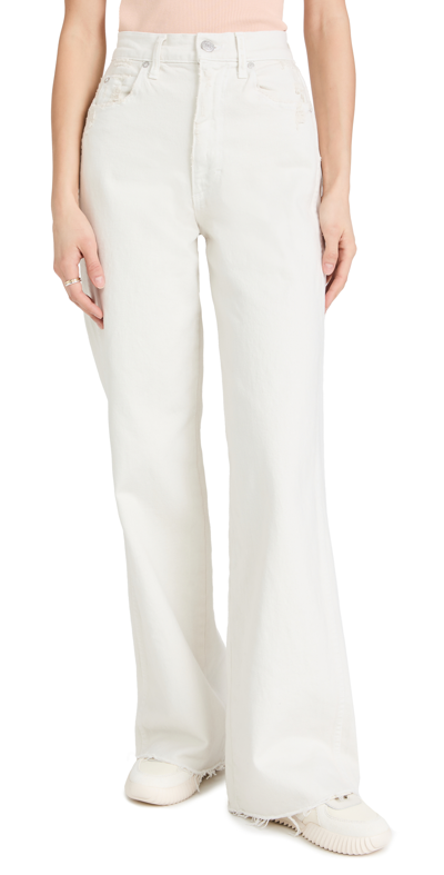 Amo Frida Wide Leg Pants In White Oak