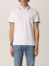 Fay Polo Shirt With Embroidered Logo In White