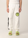 Barrow Cotton Trousers With Smile In White