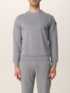Paul & Shark Cotton Sweatshirt With Logo Patch In Grey