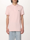 Lacoste Basic Polo Shirt With Logo In Pink