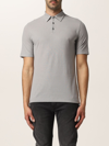 Zanone Polo Shirt  Men In Grey