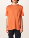 Paolo Pecora Cotton T-shirt In Orange