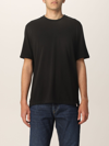Paolo Pecora Cotton T-shirt In Black