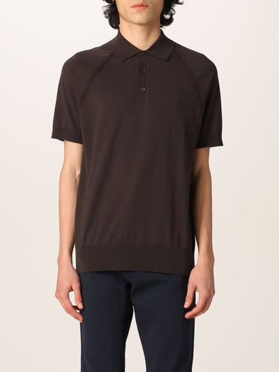 Paolo Pecora Polo Shirt  Men In Brown