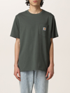 Carhartt T-shirt  Men Color Green