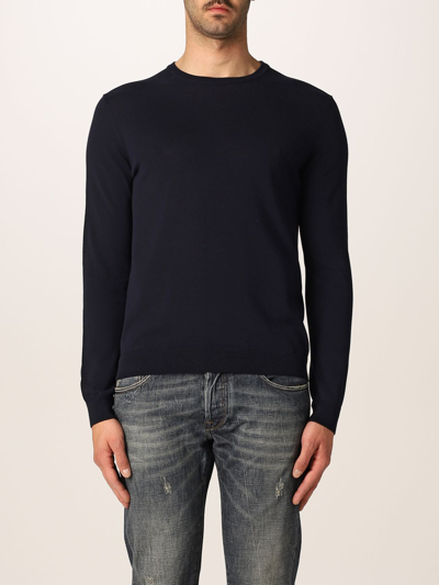 Zanone Sweatshirt In Blue 1