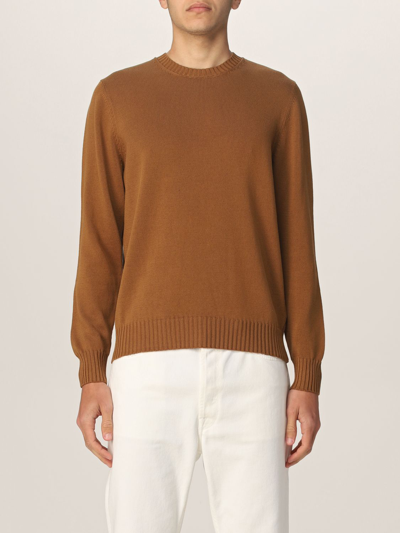 Drumohr Basic Jumper In Brown