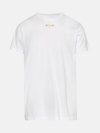 Maison Margiela White Cotton Basic Logo T-shirt