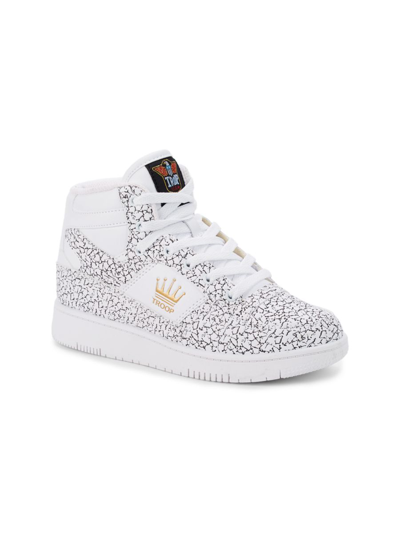 Troop Boy's Destroyer High-top Sneakers In White