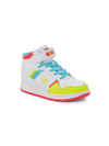 Troop Kids' Boy's Destroyer High-top Sneakers In White Pink