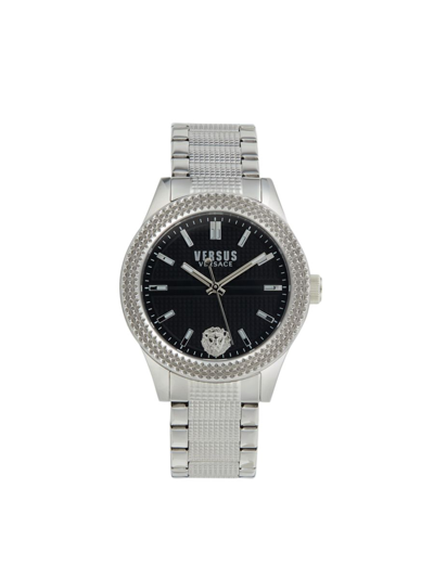 Versus Women's 38mm Stainless Steel Studded Bracelet Watch In Black