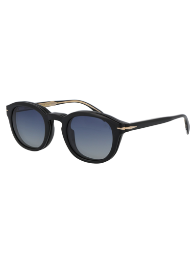 Db Eyewear By David Beckham Db 1080/cs Sunglasses In 2m2z7 Black Gold