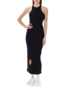 OFF-WHITE METEOR RIBBED ROWING LONG DRESS