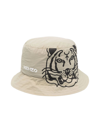 Kenzo Tiger Logo-print Bucket Hat In Print