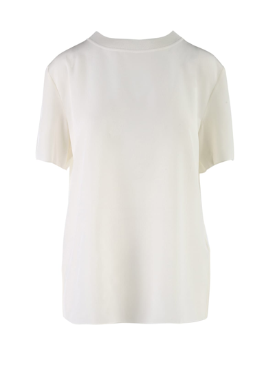 Joseph Silk Crepe De Soie Rubin Blouse In Black