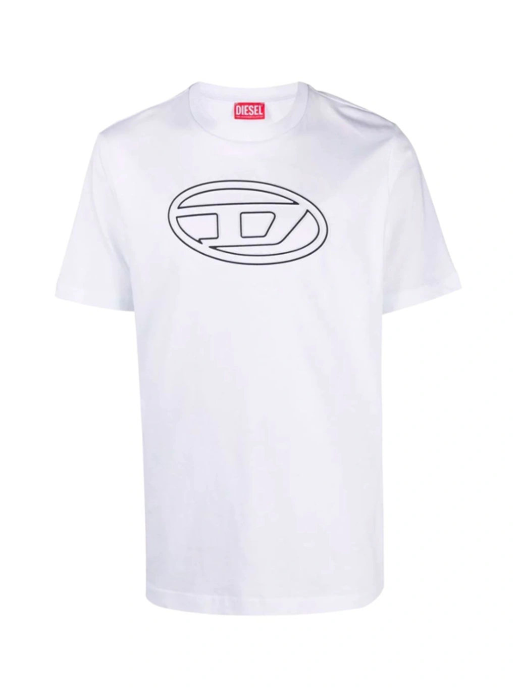 Diesel T Just Bigoval T-shirt In White | ModeSens