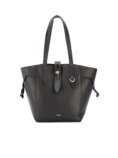 Furla Net M Tote In Black