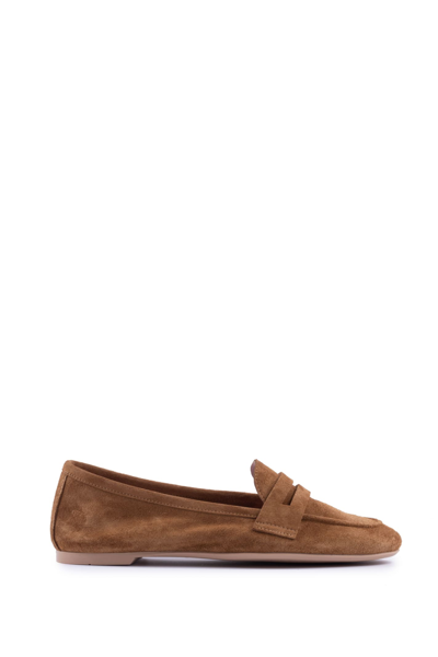 46582 - Brown Soft Leather Heel for Teen/Women by Pretty Ballerinas