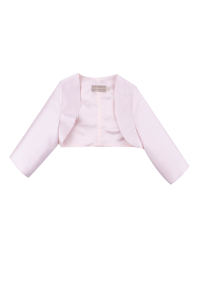 La Stupenderia Kids' Silk Blend Jacket In Rose