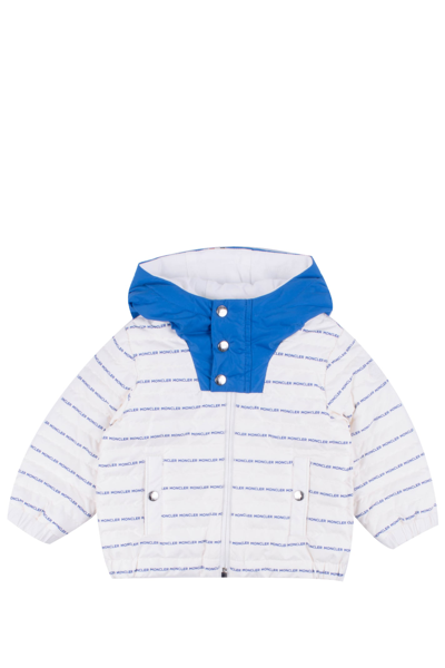 Moncler Babies' Hooded Jacket In White
