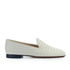 Doucal's Cream Woven Loafer In Crema