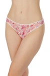 ON GOSSAMER TRIPLE MESH PRINT THONG