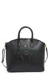 VALENTINO BY MARIO VALENTINO BRAVIA LEATHER SATCHEL