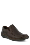 Spring Step Niccolo Moc Toe Loafer In Brown