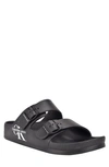 Calvin Klein Men's Zion Open Toe Casual Slip-on Sandals In Black