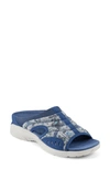 Easy Spirit Women's Traciee Flat Sandals Women's Shoes In Jeans Multi/ Moonlight Blue