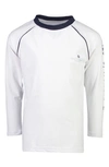 Snapper Rock Little Boy's & Boy's Compass Rashguard In White