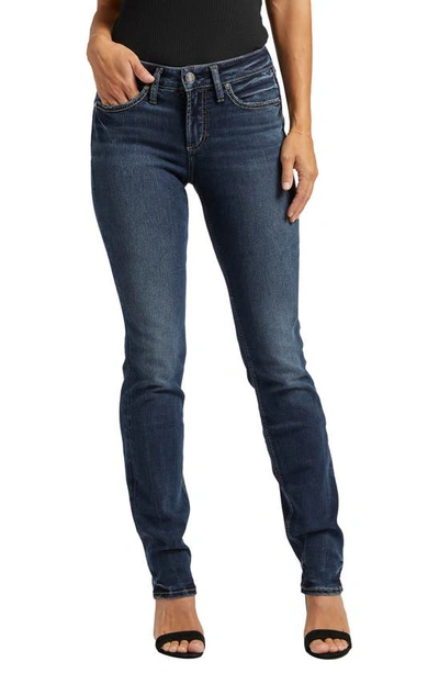 Silver Jeans Co. Suki Straight Leg Jeans In Indigo