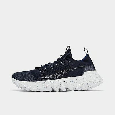 Nike Men's Space Hippie 01 Casual Shoes In Black/off Noir/midnight Navy/dark Grey