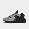 Nike Men's Air Huarache Run Le Casual Shoes In Shadow/midnight Navy/black