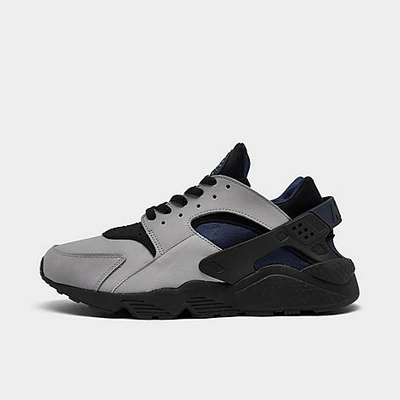 Nike Men's Air Huarache Run Le Casual Shoes In Shadow/midnight Navy/black