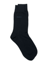 HUGO BOSS LOGO-PRINT ANKLE SOCKS