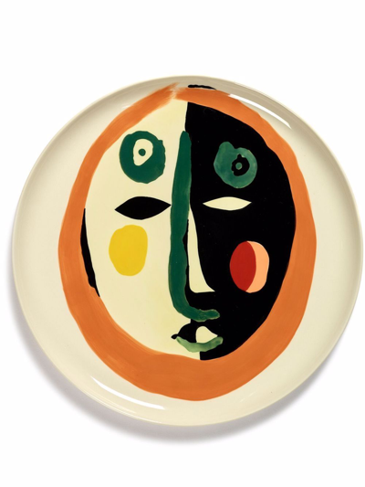 Serax Feast Face 1 Extra Small Plate In Multicolour
