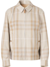 Burberry Fitzroy Reversible Checked Cotton-twill Jacket In Neutrals