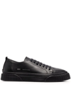 AMI ALEXANDRE MATTIUSSI LEATHER LACE-UP SHOES