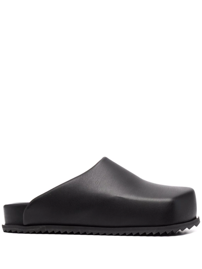 Yume Yume Chunky Slip-on Slides In Black