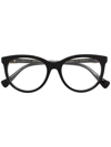 Gucci Gg Round-frame Eyglasses In Black