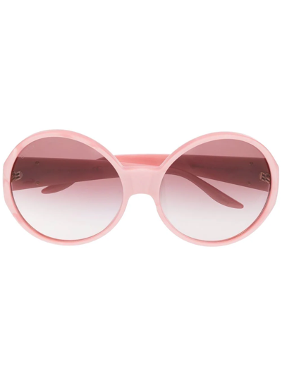 Gucci Oversize Round-frame Sunglasses In Pink